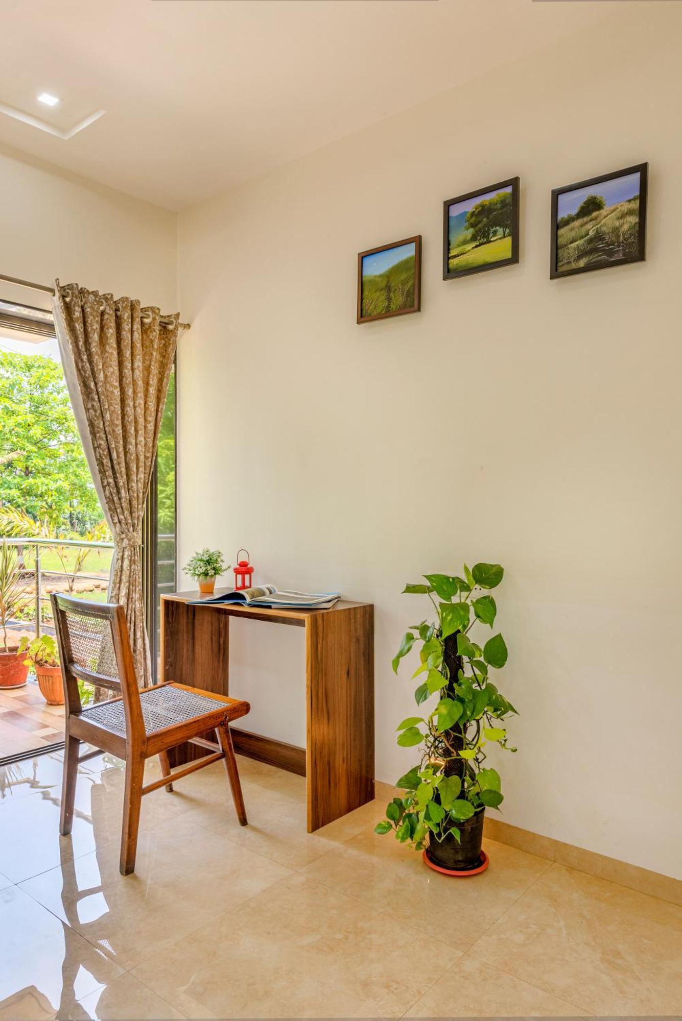 Saffronstays Lakeview Nivara - Farm Stay Villa With Private Pool Near Pune Exterior foto